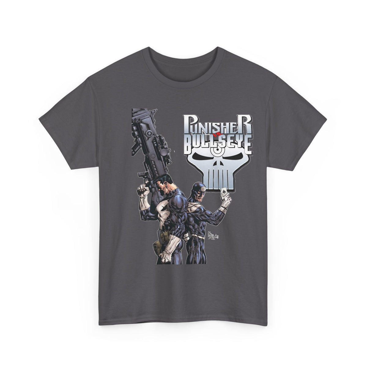 Punisher Vs Bullseye T-Shirt -Mike Deodato Jr Art - Marvel Comics