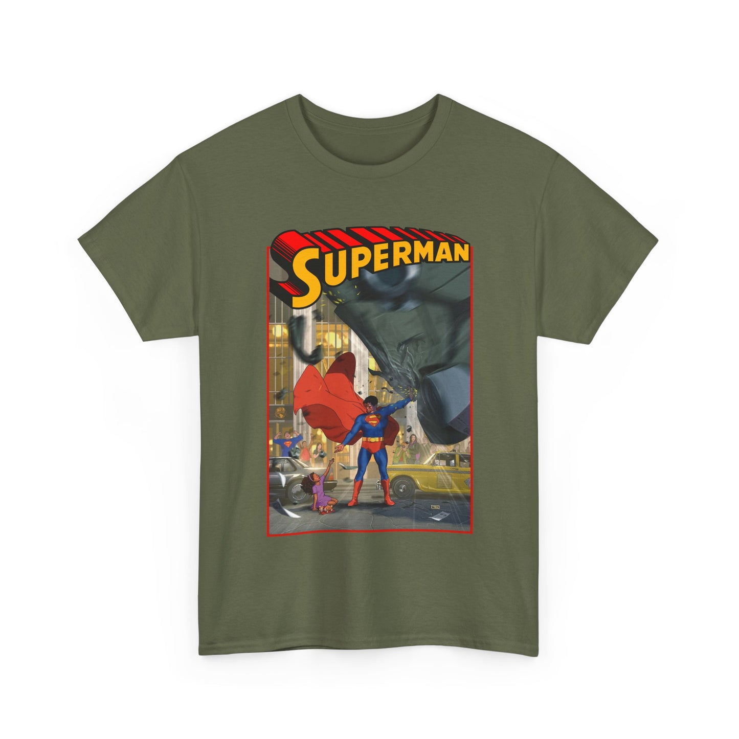 Superman T-Shirt - Taurin Clarke Art - Man of Steel, Metropolis - DC Comics