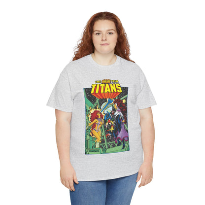 New Teen Titans T-Shirt - George Perez Art - Starfire Vs Blackfire - DC Comics