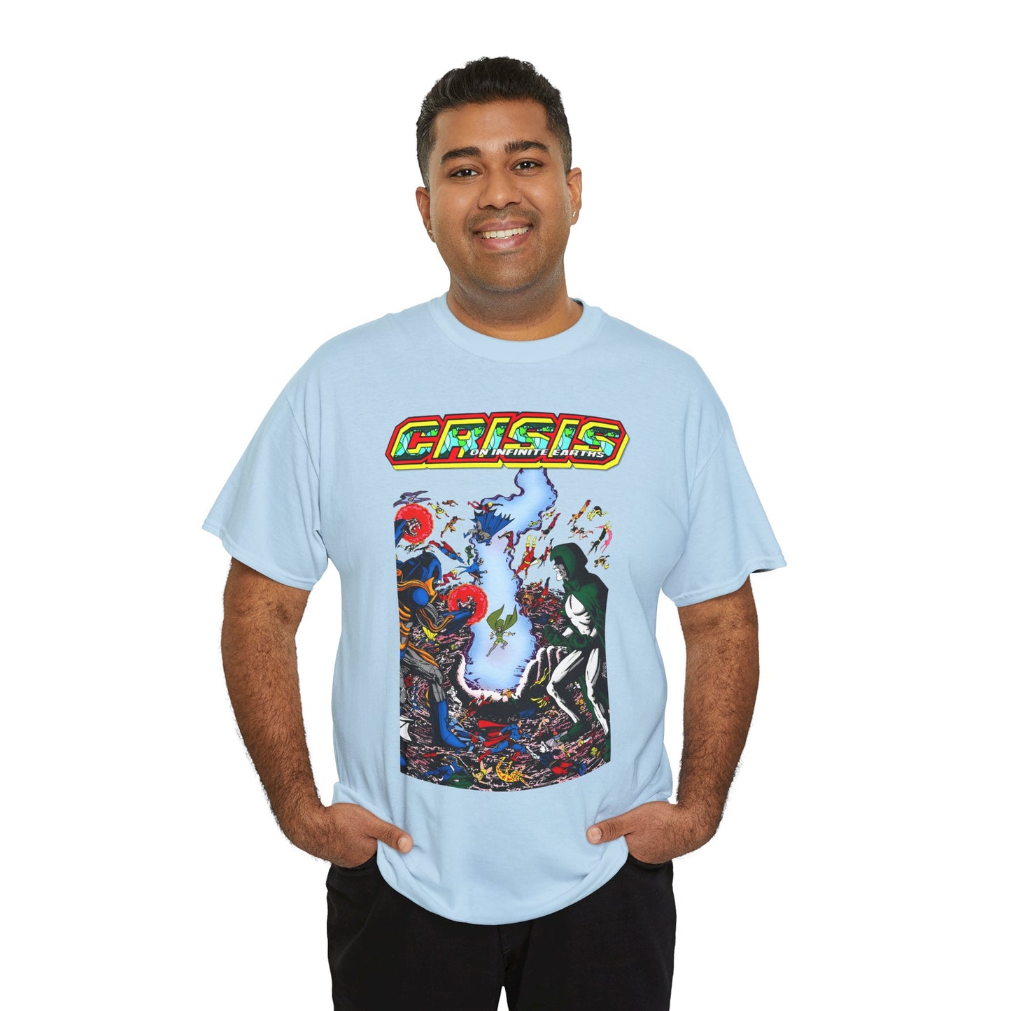 Crisis on Infinite Earths T-Shirt - George Perez Art - #10 Cover - Spectre Vs Anti-Monitor - DC Comics