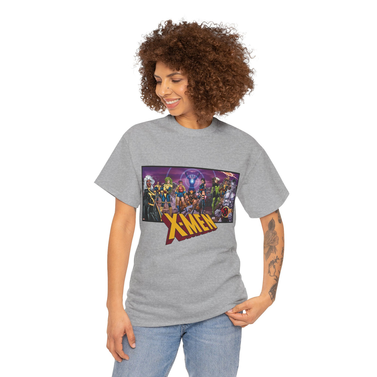 X-Men T-Shirt - Jim Lee Art - Wolverine, Storm, Colossus, Psylocke, Rogue, Forge - Marvel Comics