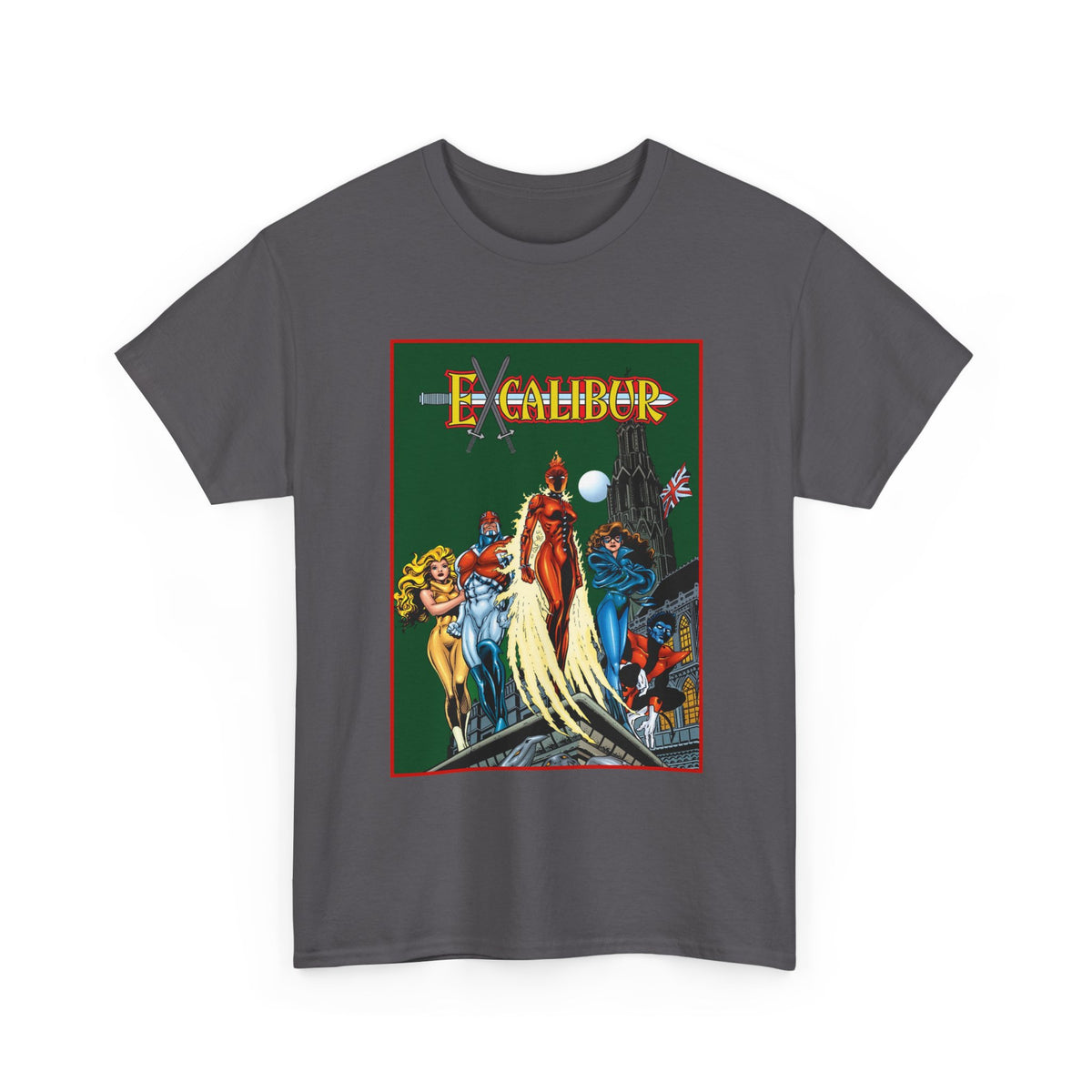 Excalibur T-Shirt - Nightcrawler, Phoenix, Captain Britain - Alan Davis Art - Marvel Comics