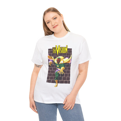Vision T-Shirt - George Perez Art - Avengers Member - Scarlet Witch Husband - Android - Marvel Comics