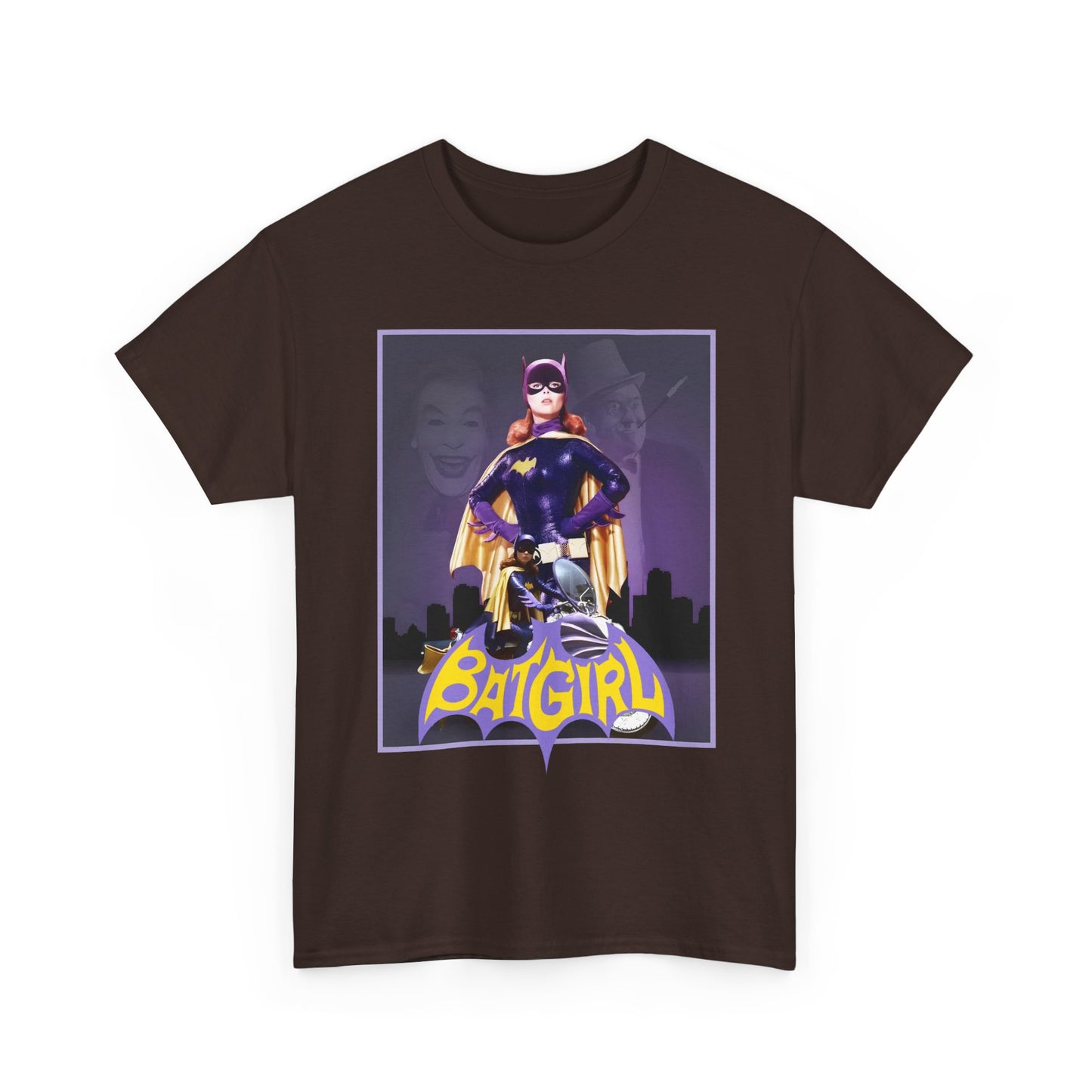 Batgirl 66 T-Shirt - Yvonne Craig - DC Comics - 1960s TV - Batman, Bruce Wayne, Joker, Penguin