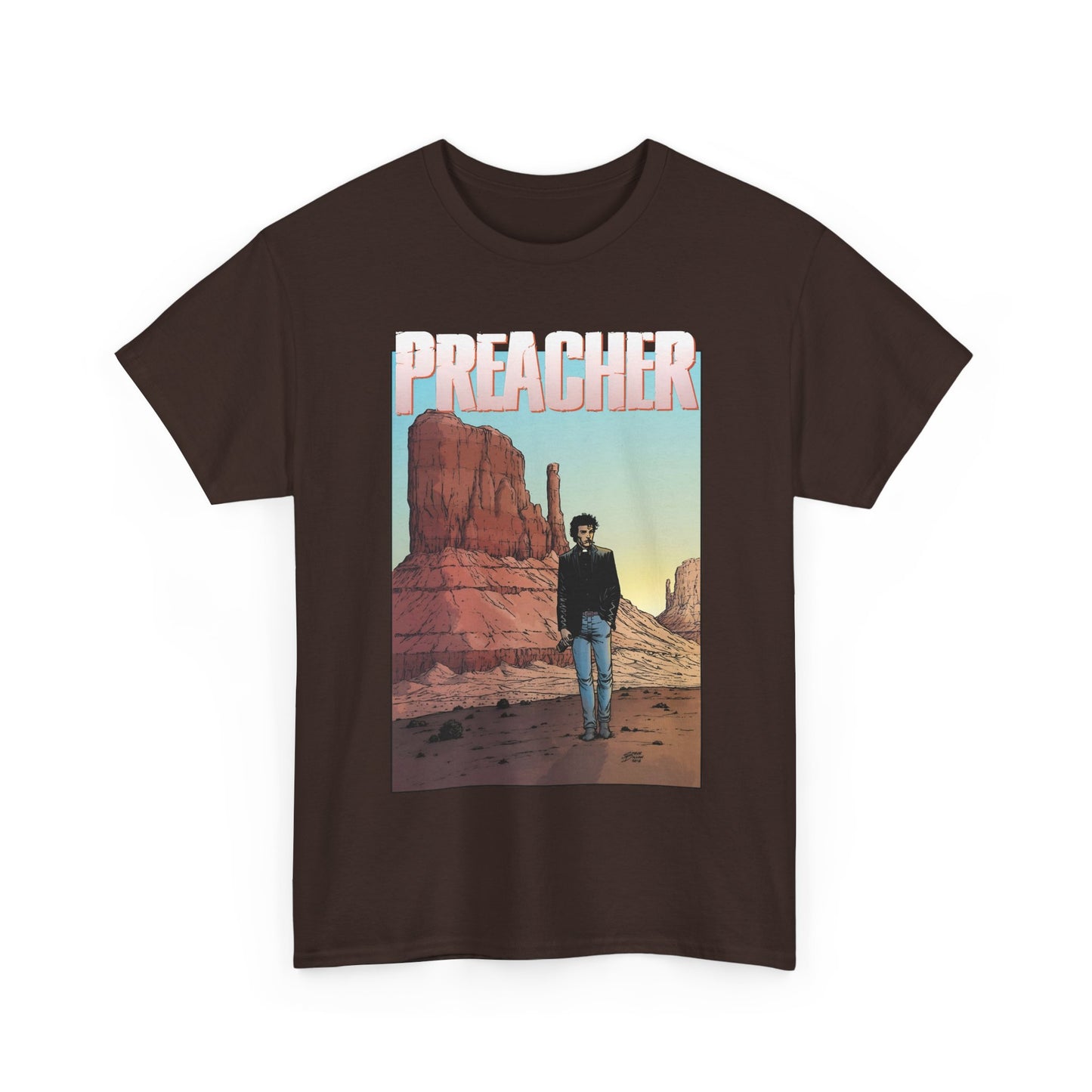 Preacher T-Shirt - Glenn Fabry Art - DC/Vertigo Comics