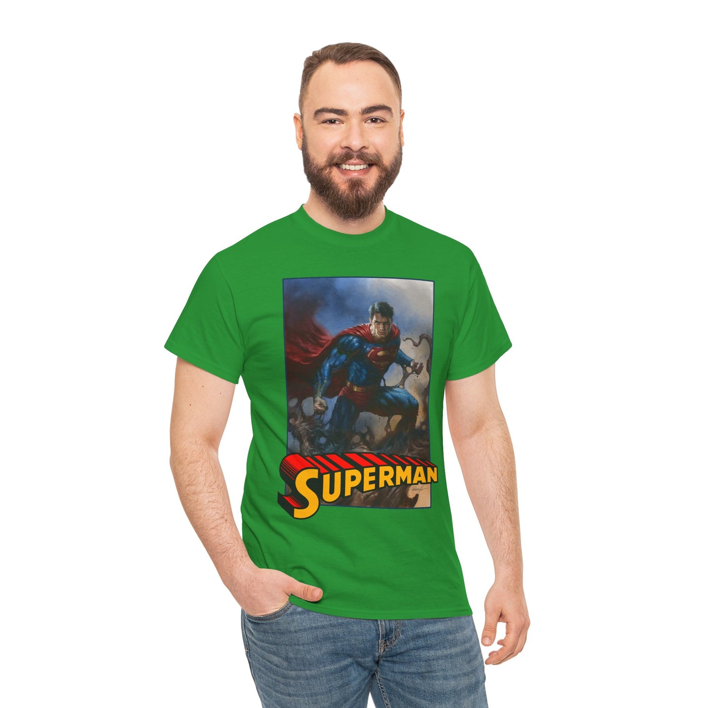 Superman T-Shirt - Lucio Parrillo Art - Man of Steel - DC Comics