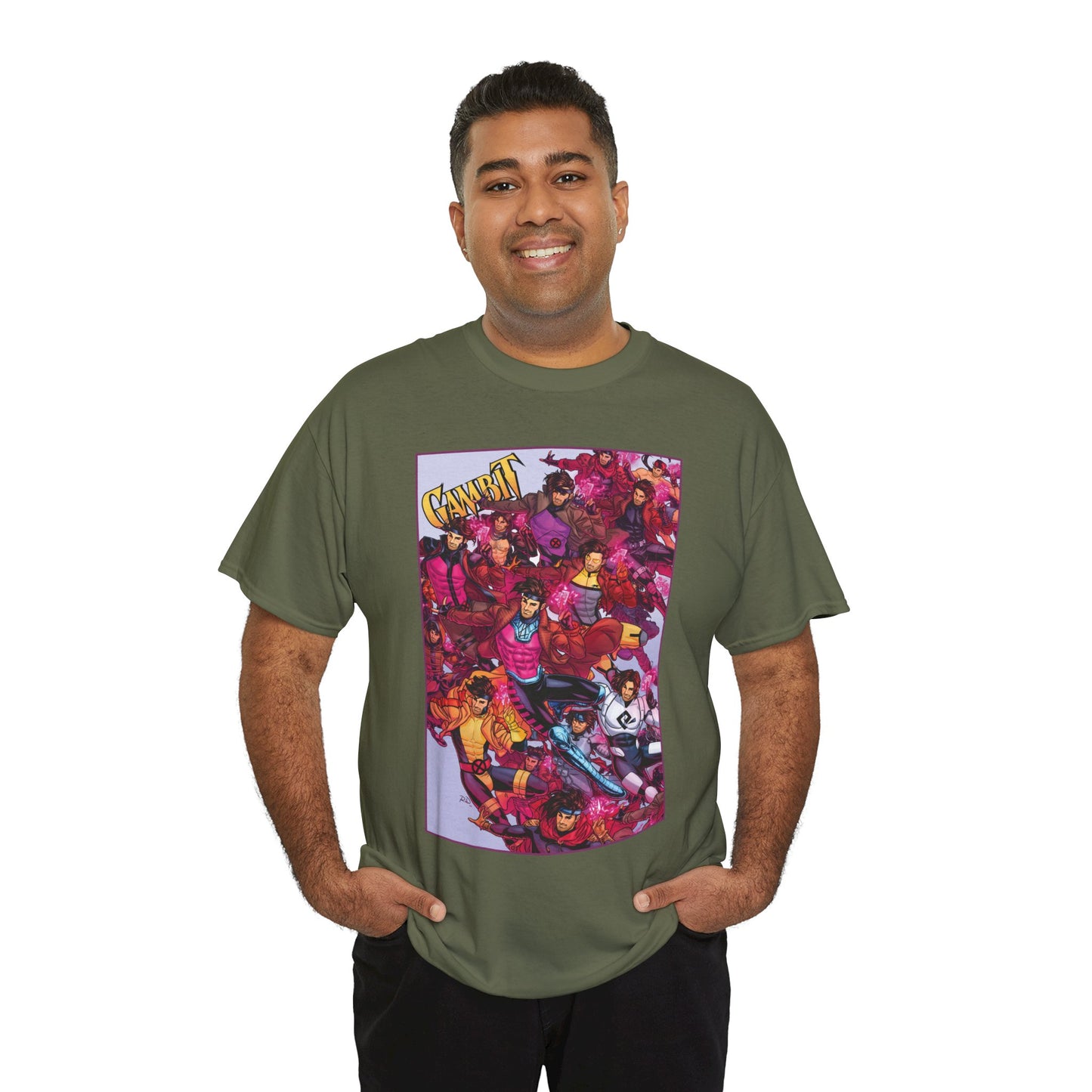 Gambit T-Shirt - Russell Dauterman Art - X-Men Member, Remy LeBeau - Marvel Comics