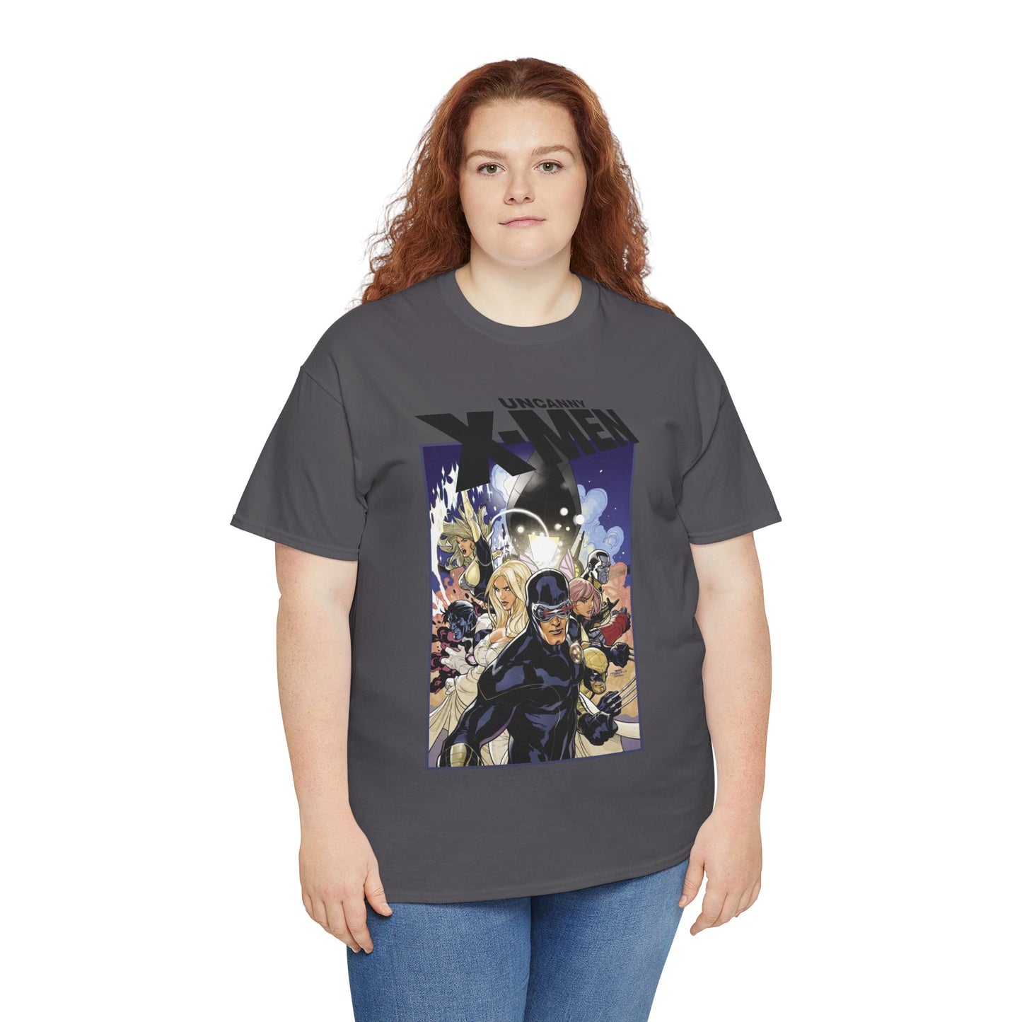 Uncanny X-Men T-Shirt - Terry Dodson Art - Cyclops, Emma Frost, Wolverine, Nightcrawler, Colossus - Marvel Comics
