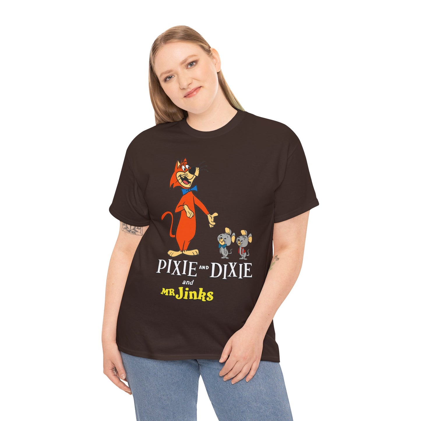Pixie & Dixie & Mr Jinks T-Shirt - Classic Hanna-Barbera Saturday Morning Cartoon - I Hate Meeces to Pieces!