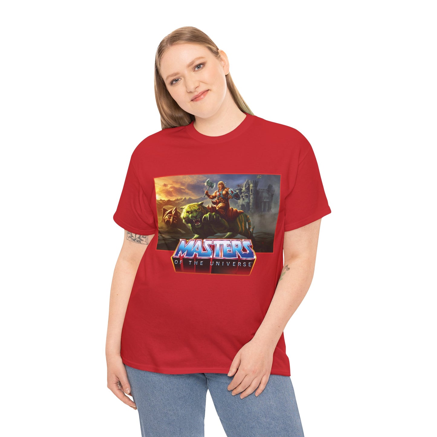 He-Man & Battle Cat T-Shirt- Masters of the Universe, MOTU - New 2026 Movie with Nicholas Galitzine