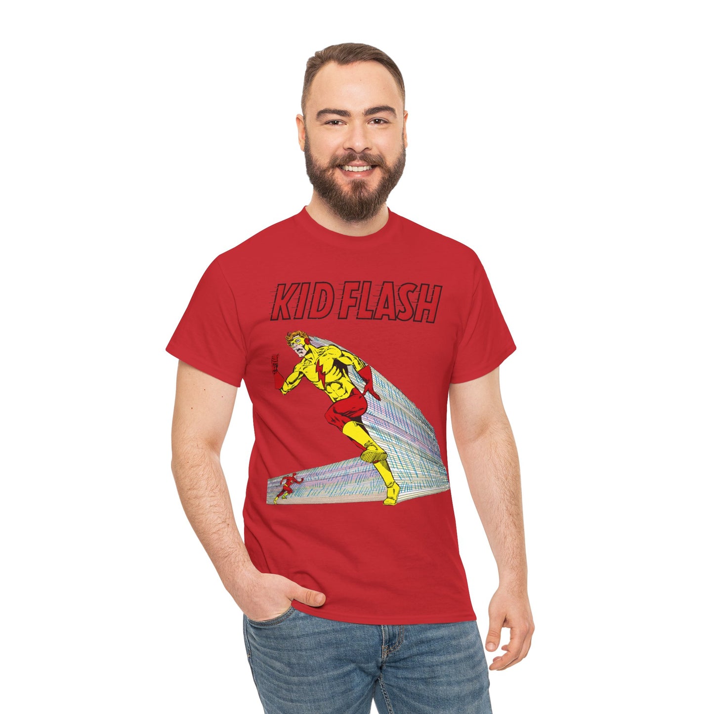 Kid Flash T-Shirt - George Perez Art - New Teen Titans - Wally West, Flash Sidekick - DC Comics