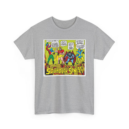 Squadron Sinister T-Shirt - Sal Buscema Art - Dr. Spectrum, Hyperion, Nighthawk, The Whizzer - Marvel Comics