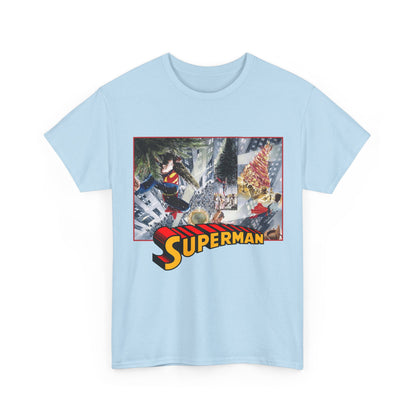 Superman Christmas Tree T-Shirt - Alex Ross Art - DC Comics