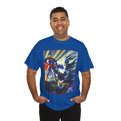 Superman & Batman T-Shirt - Steve Rude Art - The Dark Knight Detective & The Man of Steel - World's Finest - DC Comics