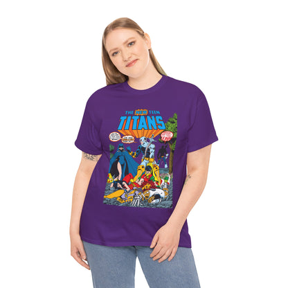 New Teen Titans T-Shirt - George Perez Art - #2 Cover Art - Deathstroke & Ravager - DC Comics