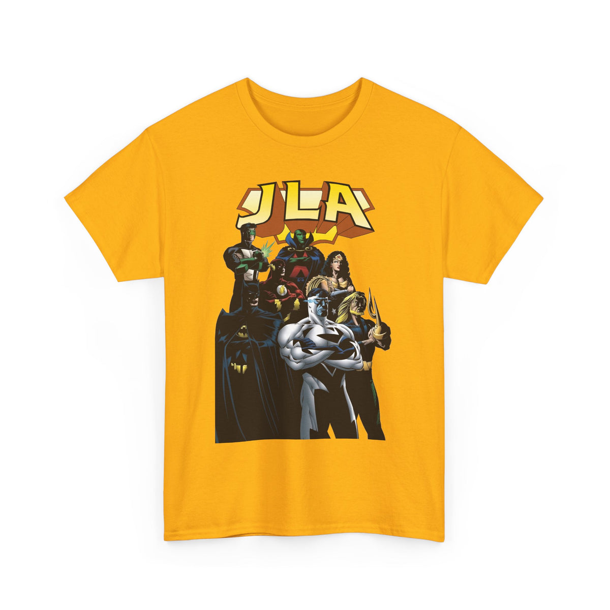 JLA T-Shirt - Howard Porter Art - Superman, Batman, Wonder Woman, Flash - DC Comics