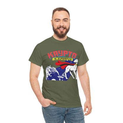 Krypto T-Shirt - James Gunn Superman Movie 2025 - Superman's Beloved Pet -Super Dog from Krypton - Stays at the Fortress of Solitude - DC Comics