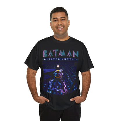 Batman Digital Justice T-Shirt - Pepe Moreno Computer Generated Art - Graphic Novel - Gotham City, Bruce Wayne - DC Comics
