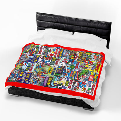 Avengers Blanket - Classic Silver Age Art - Marvel Comics - Soft & Comfy
