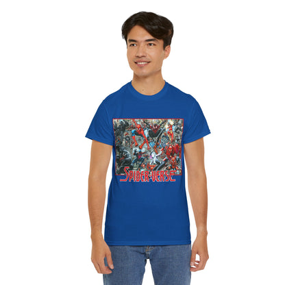 Spider-Verse T-Shirt - Arthur Adams Art - Spider-Man, Venom, Spider-Man 2099, Miles Morales, Spider-Woman - Marvel Comics