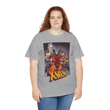 X-Men T-Shirt - While Portacio Art - Wolverine, Cyclops, Storm, Cable, Havok - Marvel Comics