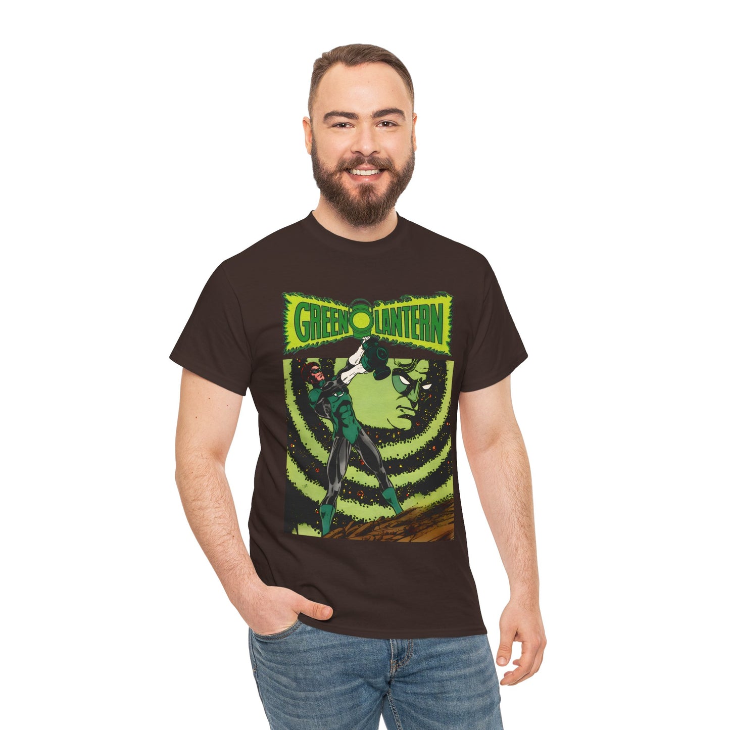 Green Lantern T-Shirt - George Perez Art - Hal Jordan - Sector 2814 - Justice League & Green Lantern Corps Member - DC Comics