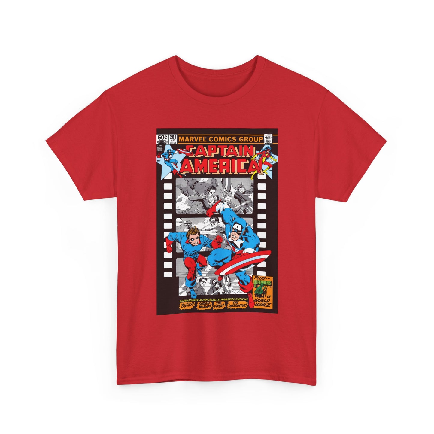 Captain America #281 T-Shirt - Mike Zeck Art - Marvel Comics