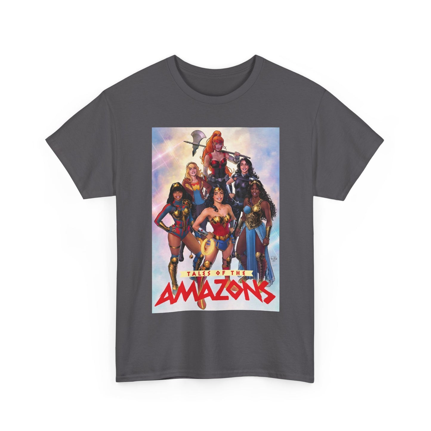 Tales of the Amazons T-Shirt - Nicola Scott Art - Wonder Woman, Wonder Girl, Troia, Nubia, Artemis, Queen Hippolyta, Yara Flor, Donna Troy - DC Comics