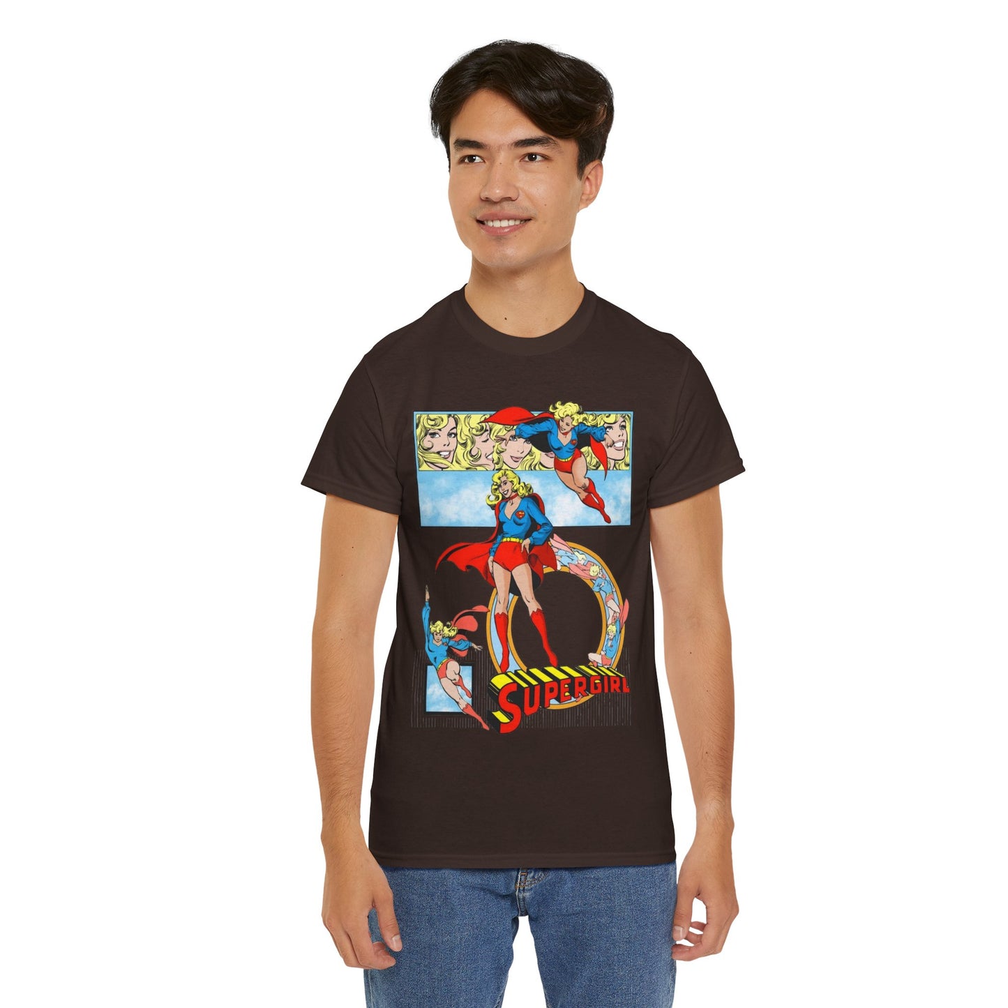 Supergirl T-Shirt - Krypton, Superman, Kara, Kandor - DC Comics - 1980s Art - Style Guide - Superman's Cousin