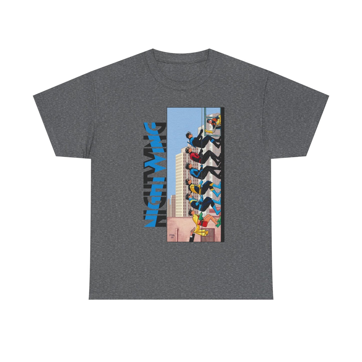 Nightwing T-Shirt - Bruno Redondo Art - DC Comics - Dick Grayson in Bludhaven - Teen Titans Leader