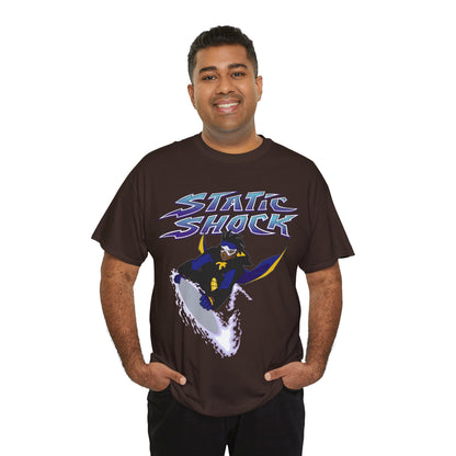 Static Shock T-Shirt - Milestone Comics - WB 1990s Animated Series - DC Comics - Virgil Hawkins