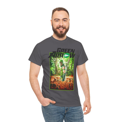 Green Arrow T-Shirt - Mauro Cascioli Art - Brightest Night Cover - Emerald Archer - DC Comics