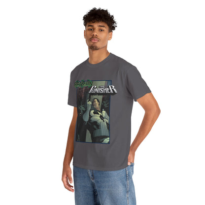 Batman Vs Punisher T-Shirt - Mike Zeck Art - DC Comics, Marvel Comics