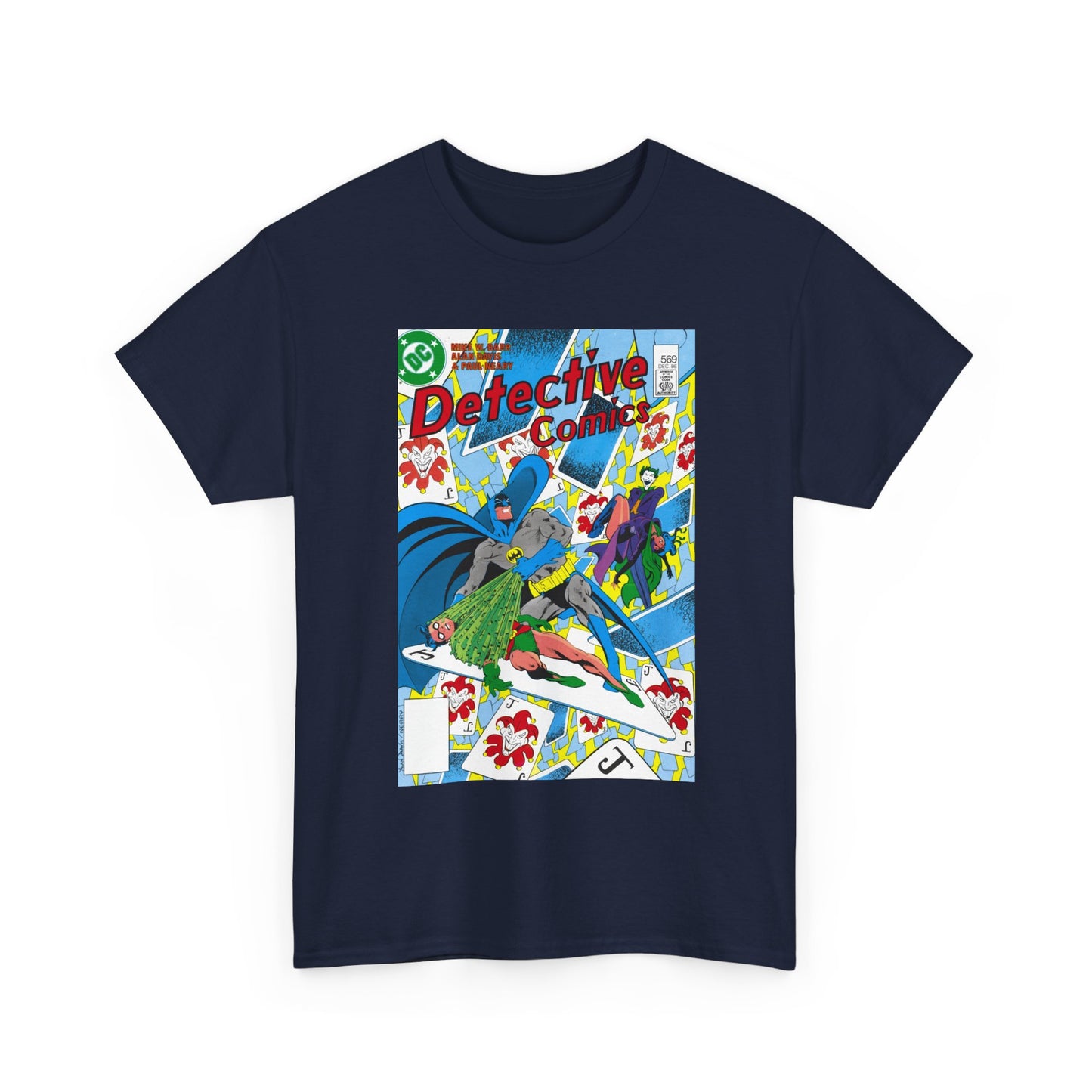 Detective Comics #569 T-Shirt - Alan Davis Art - Batman, Robin, Joker, Catwoman - DC Comics