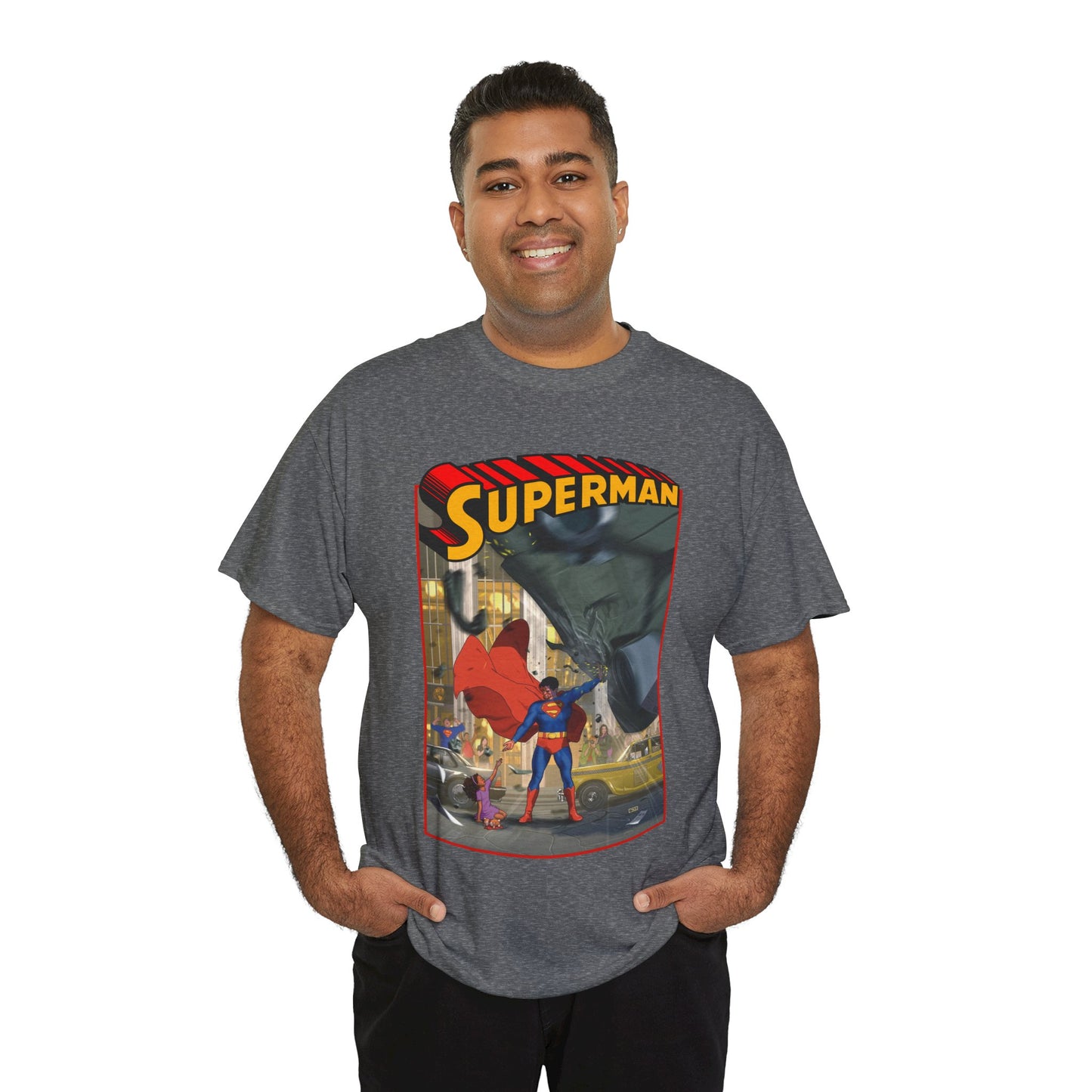 Superman T-Shirt - Taurin Clarke Art - Man of Steel, Metropolis - DC Comics