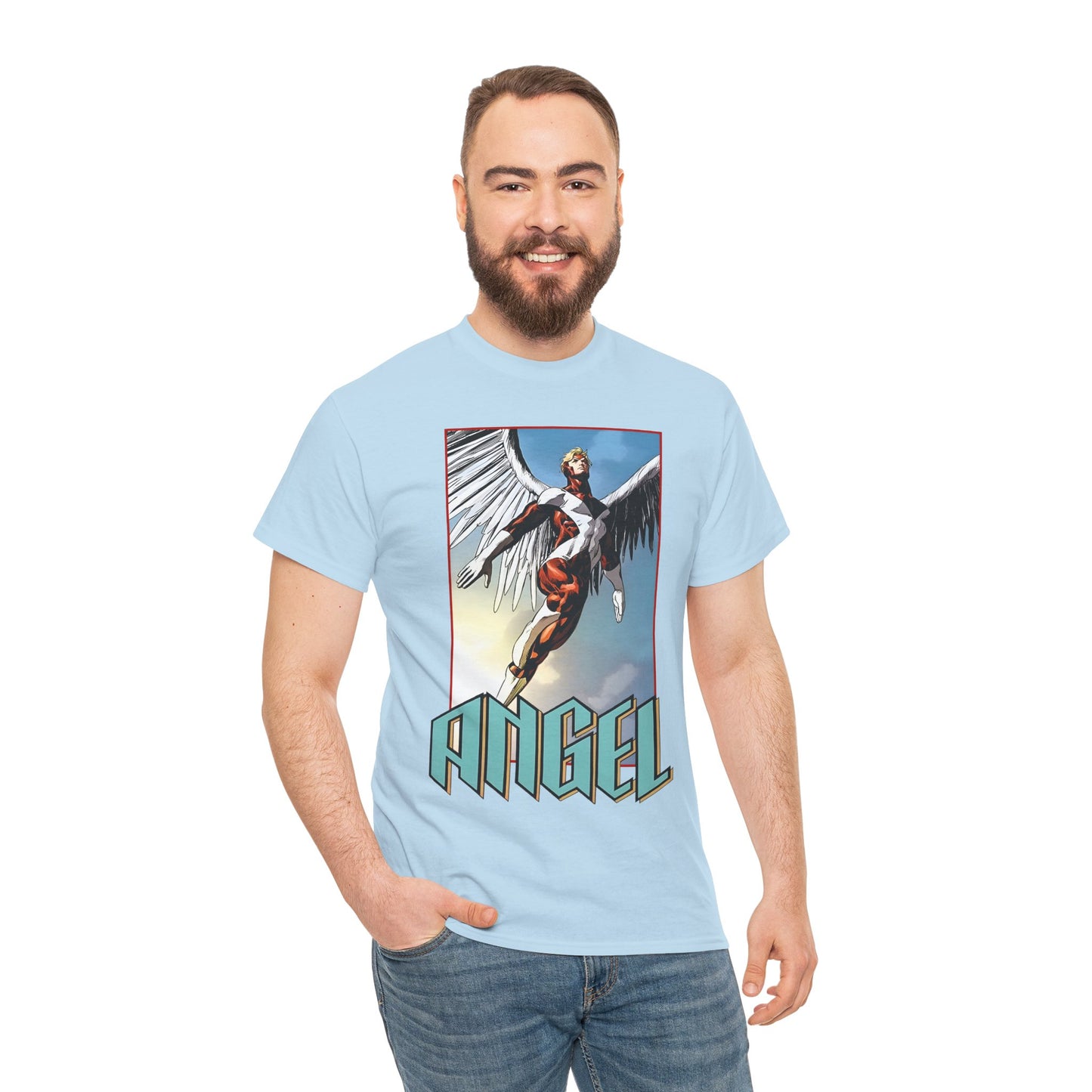Angel T-Shirt - Mike Deodato Art - Marvel Comics X-Men Member