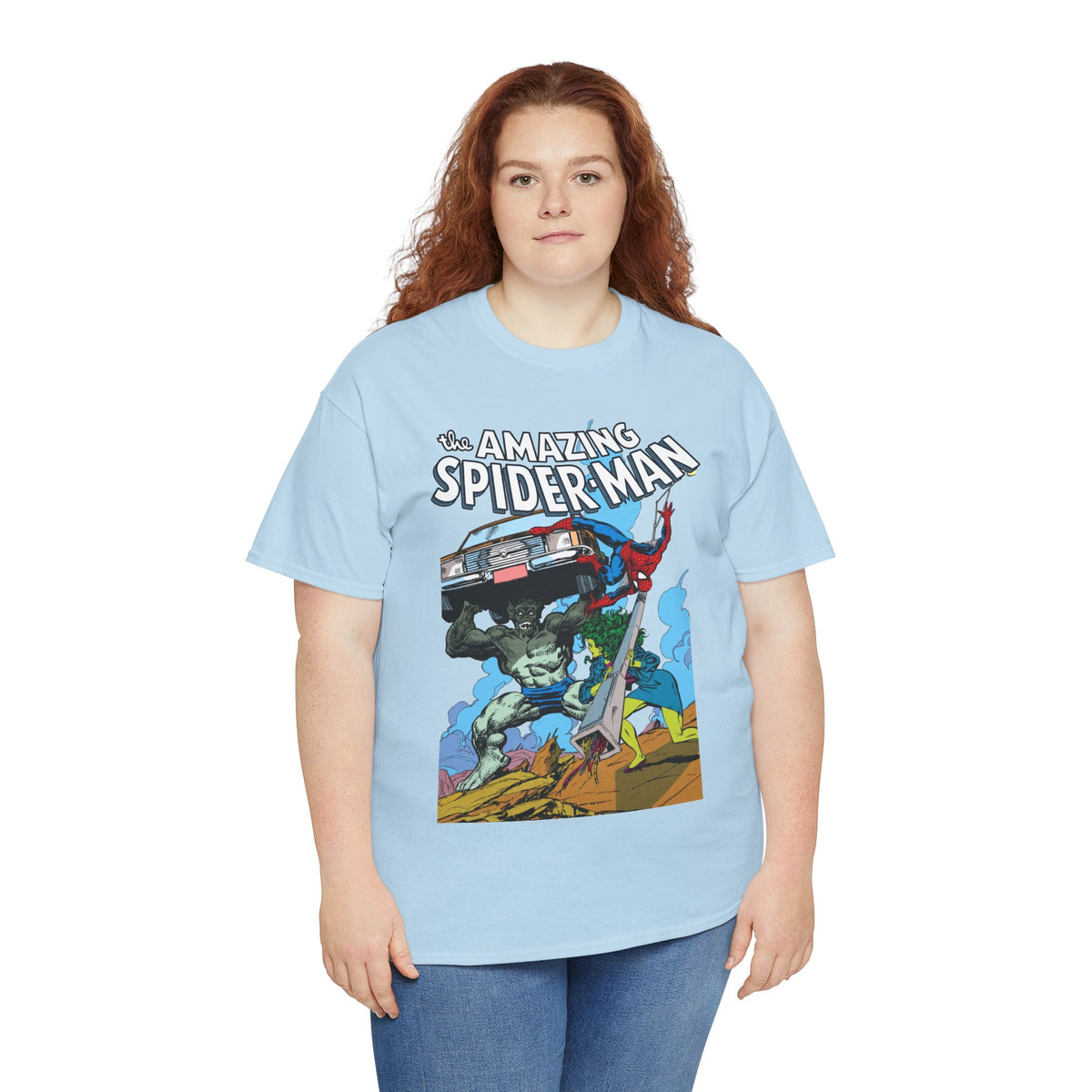 Amazing Spider-Man & She-Hulk T-Shirt - John Byrne Art - Marvel Comics