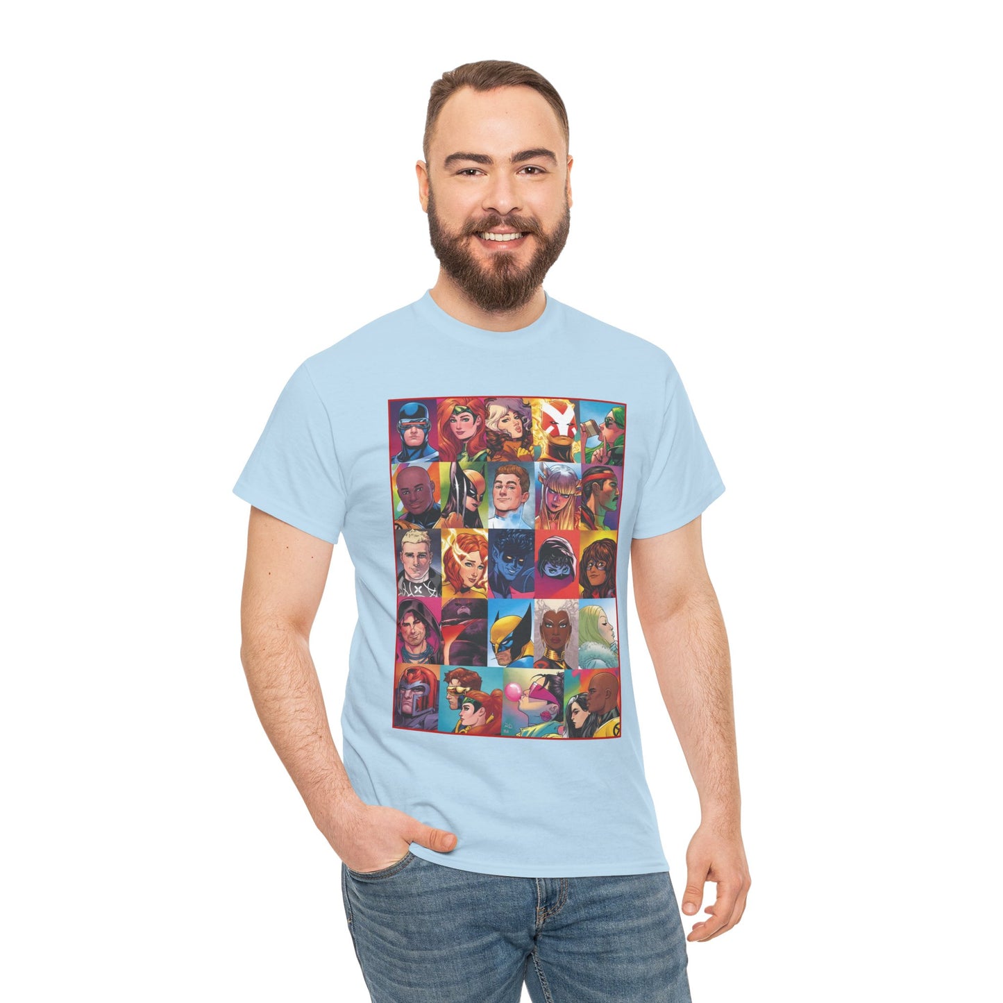 X-Men T-Shirt - Russell Dauterman Art - Cyclops, Jean Grey, Wolverine, Storm, Rogue - Marvel Comics