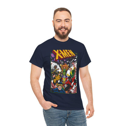X-Men T-Shirt - Dave Cockrum Art - Phoenix, Cyclops, Storm, Wolverine, Banshee, Colossus, Nightcrawler - Marvel Comics