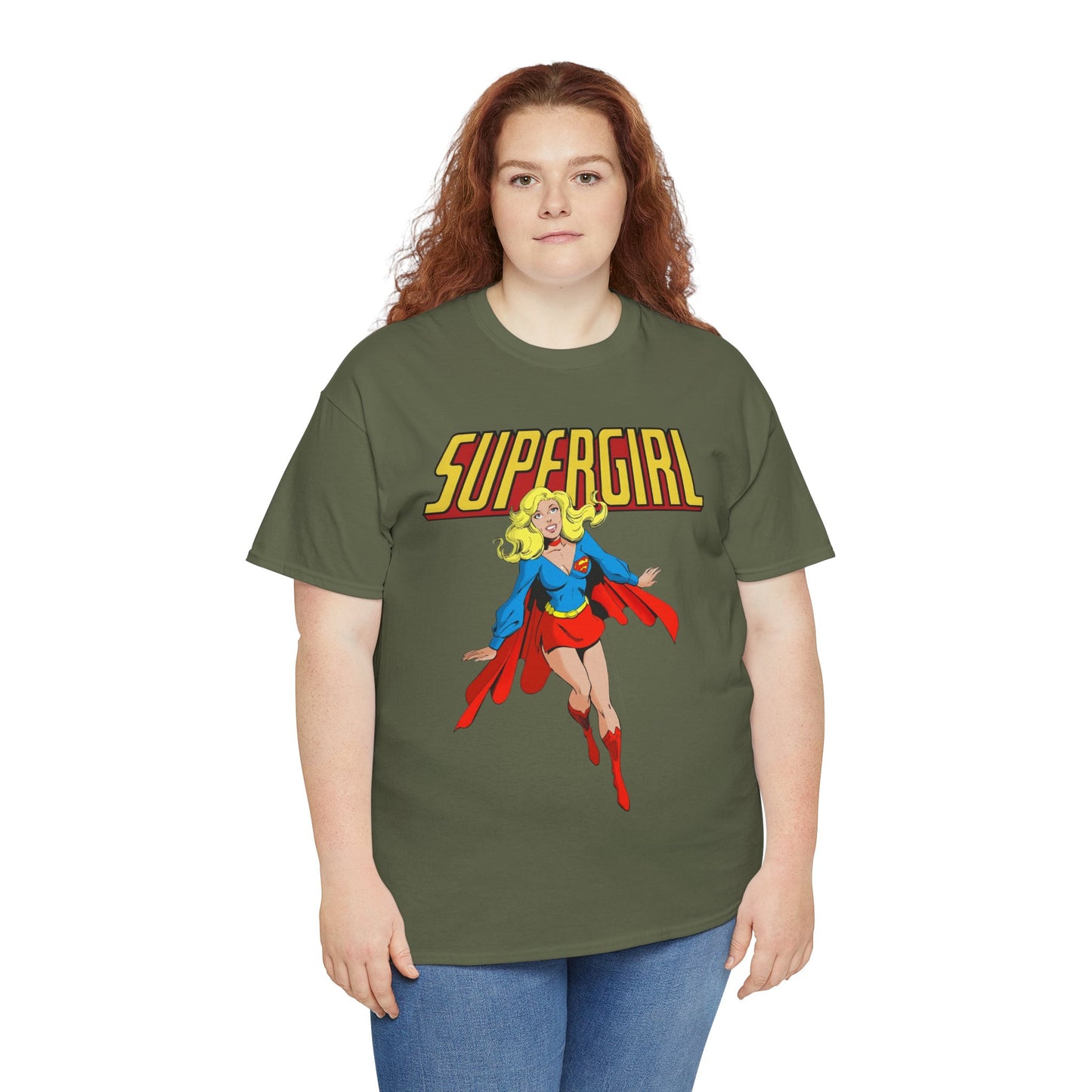 Supergirl T-Shirt - John Byrne Art - Kara, Maid of Might - 2026 Movie with Milly Alcock - DC Comics