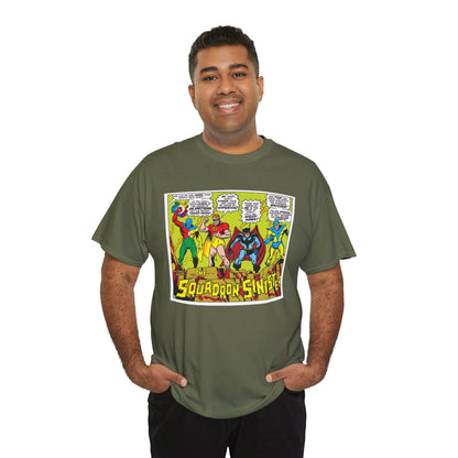 Squadron Sinister T-Shirt - Sal Buscema Art - Dr. Spectrum, Hyperion, Nighthawk, The Whizzer - Marvel Comics