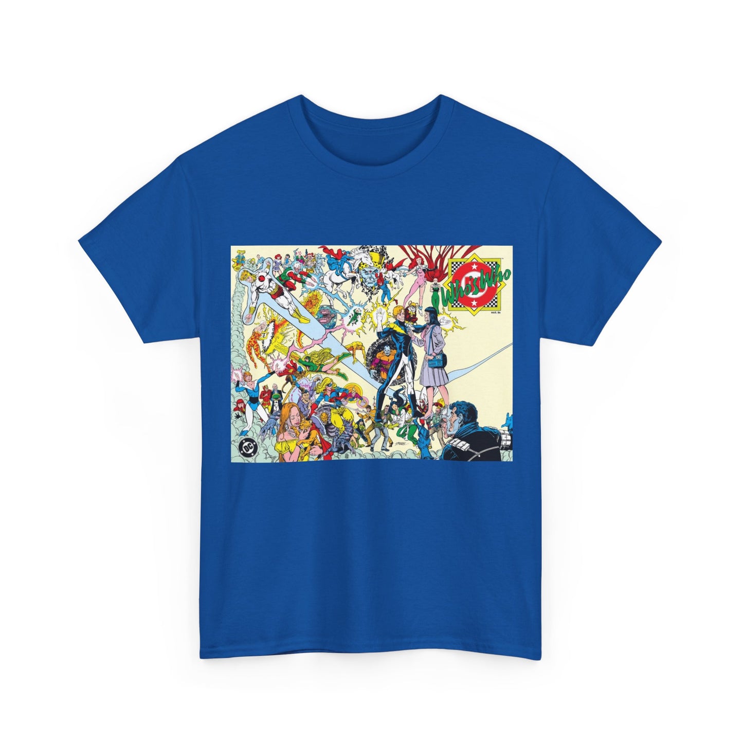 Who's Who in the DC Universe T-Shirt - George Perez Art - Lightning Lad, Lois Lane, Looker - DC Comics