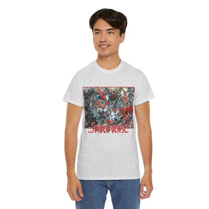Spider-Verse T-Shirt - Arthur Adams Art - Spider-Man, Venom, Spider-Man 2099, Miles Morales, Spider-Woman - Marvel Comics