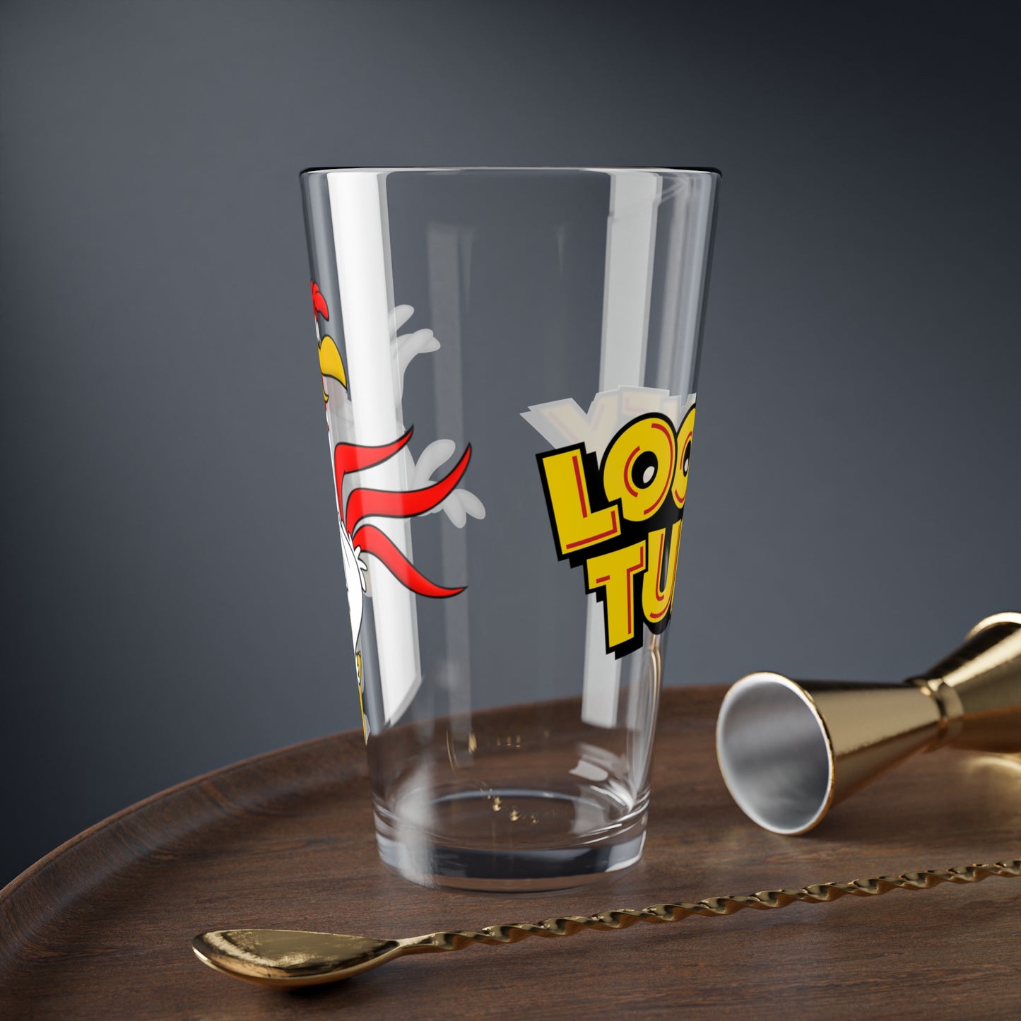 Foghorn Leghorn Pint Glass, 16oz - Looney Tunes - Merrie Melodies - Beloved Cartoon Icon