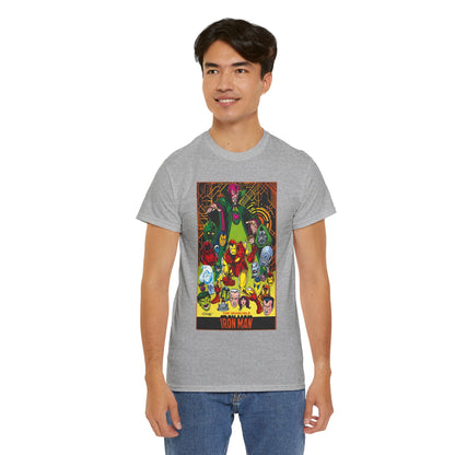 Iron Man T-Shirt - Bob Layton Art - Tony Stark - Ultron, Doctor Doom, The Mandarin, The Beetle - Marvel Comics