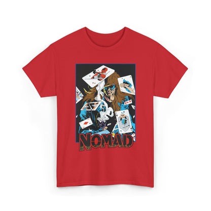 Nomad T-Shirt - S. Clarke Hawbaker, Mark McKenna Art - Jack Monroe - Playing Cards with Deadpool & Bushwacker - Marvel Comics