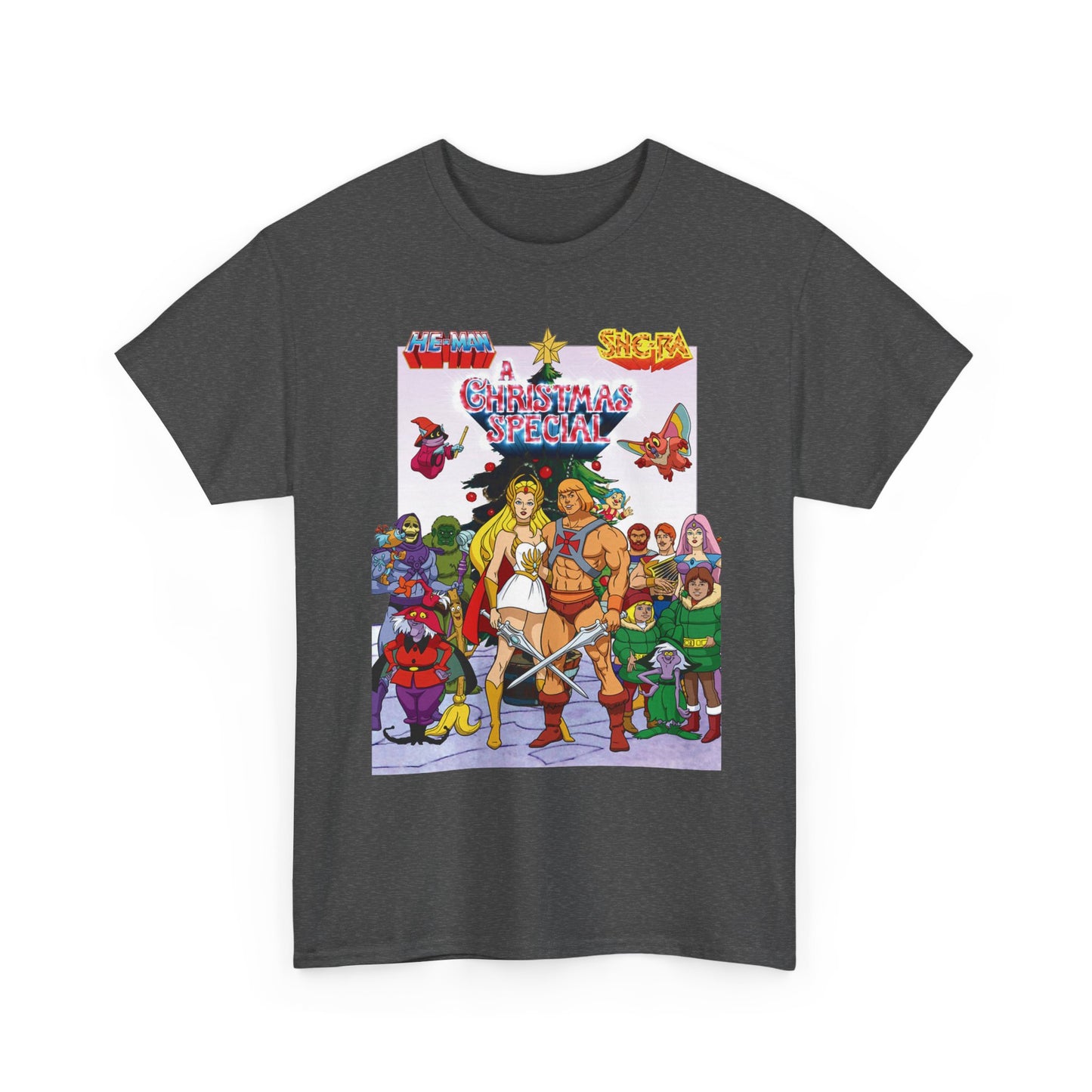 He-Man & She-Ra: A Christmas Special T-Shirt - Masters of the Universe, Princess of Power - Skeletor, Fisto, Orko, Kowl, Madame Razz - Filmation