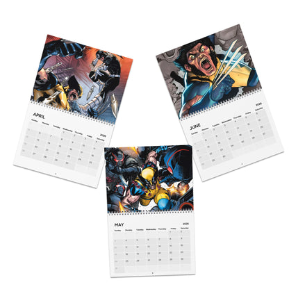 Wolverine Calendar (2026) - X-Men Member/Leader - Marvel Comics - Logan