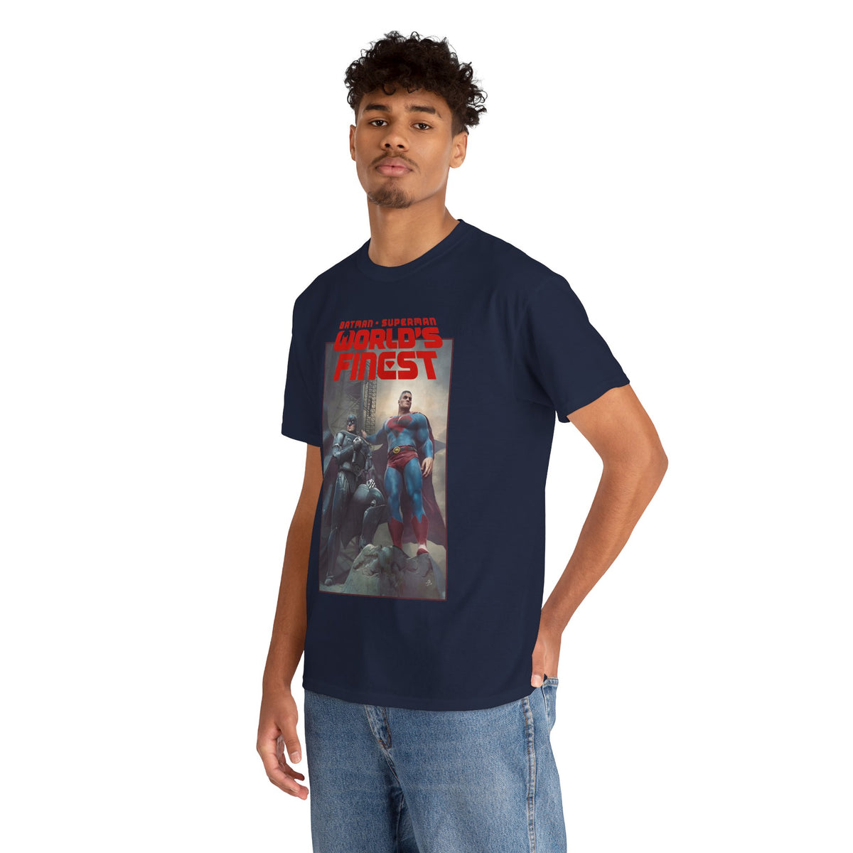 Batman Superman World's Finest T-Shirt - Björn Barends Art - #20 Variant Cover Art - DC Comics