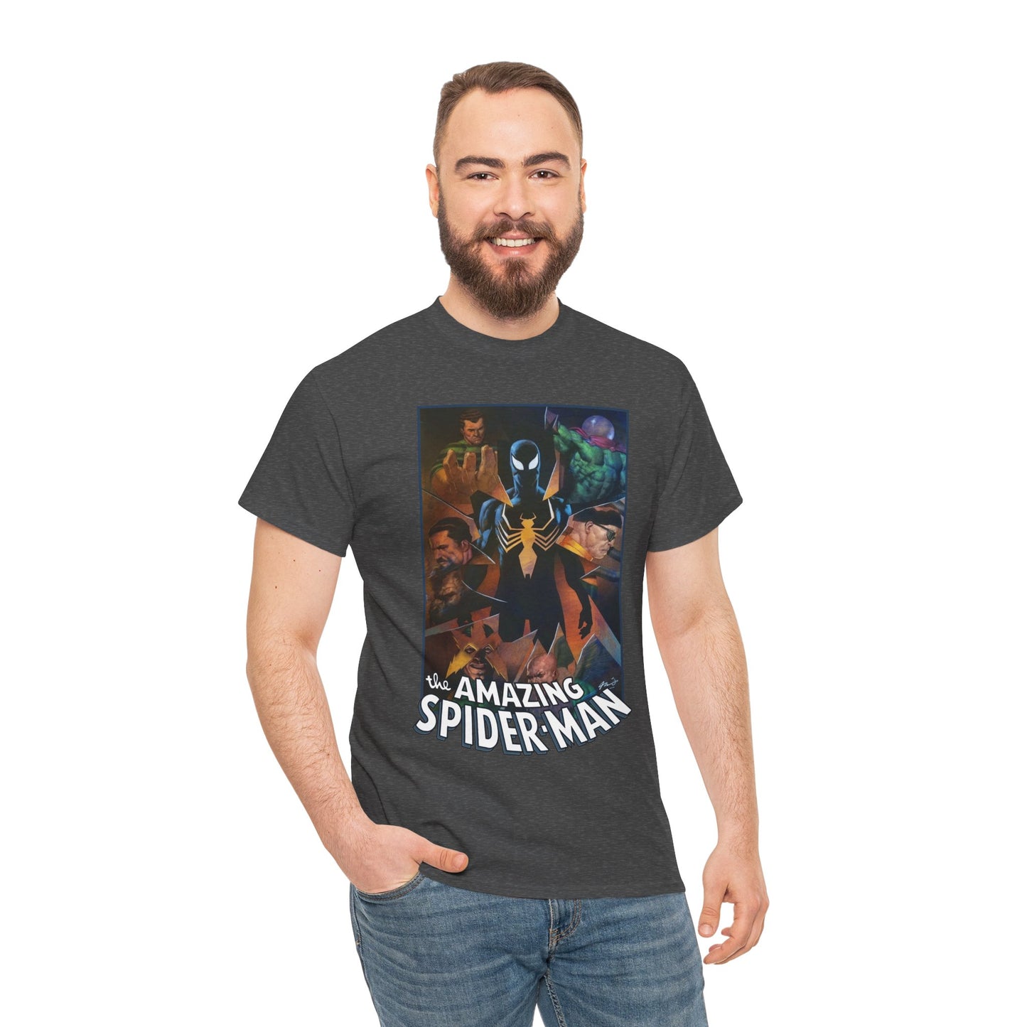 Amazing Spider-Man & Sinister Six T-Shirt - Ariel Olivetti Art - Marvel Comics